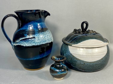 A Trio of Contemporary American Studio Pottery, Whynot, Joya, and Whitefish