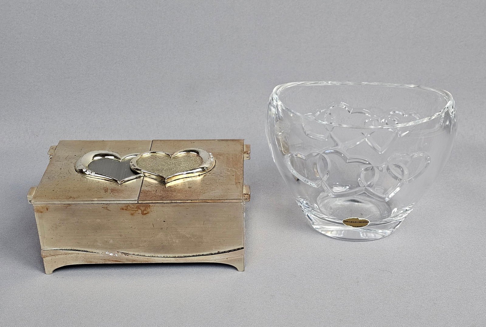 Things Remembered Keepsake Box and French Lead Crystal Vessel (1 of 14)