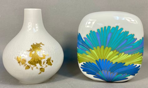 A Pair of Rosenthal Studio-Linie Vases Including Bj?¸rn Wiinblad Romanze and Rosemonde de