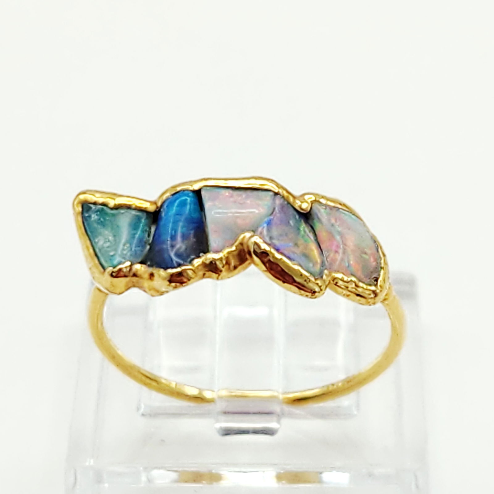 14K Gold-Filled Opal Ring 1.5 Grams (1 of 7)