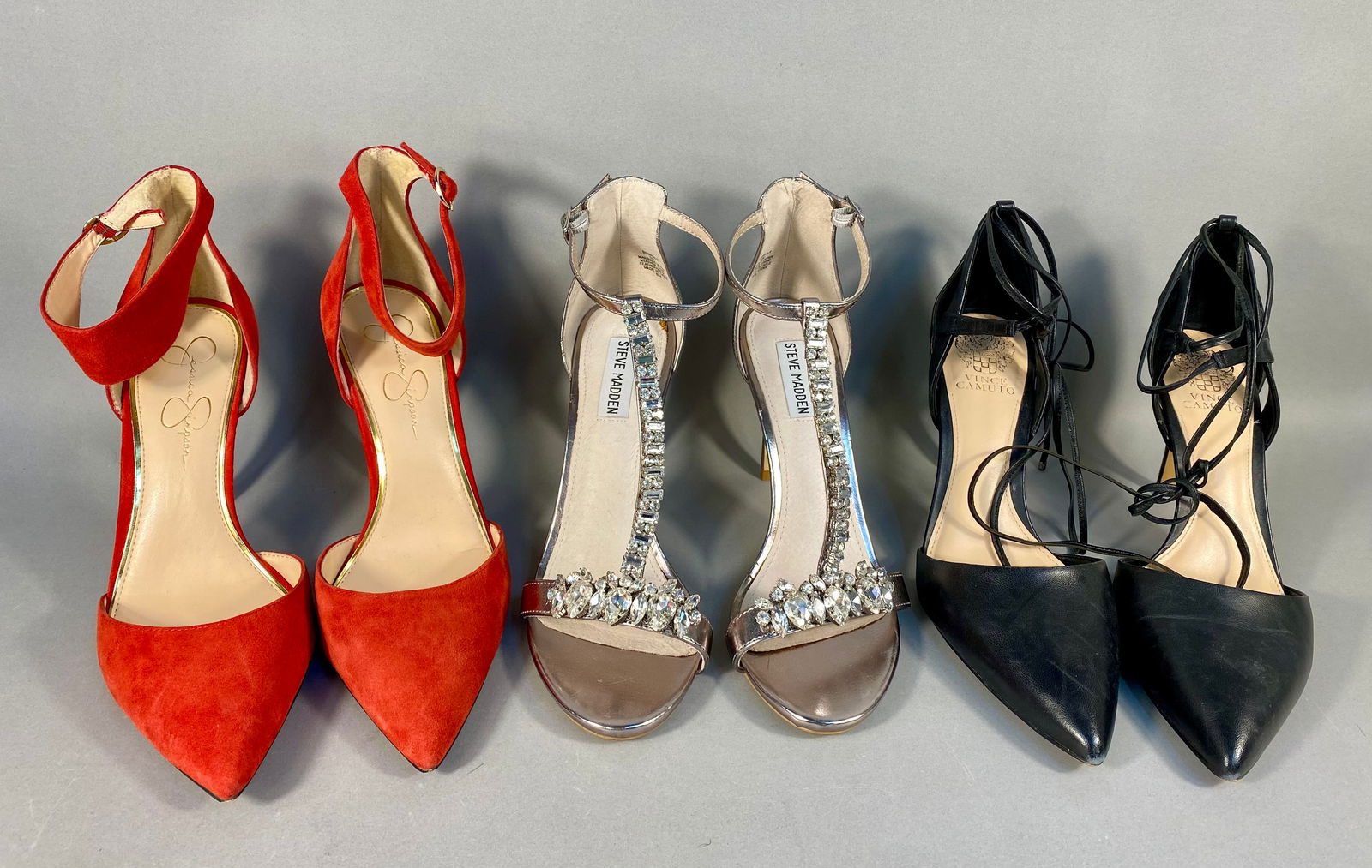 A Trio of Designer Women's High-Heeled Pumps and Sandals (1 of 16)