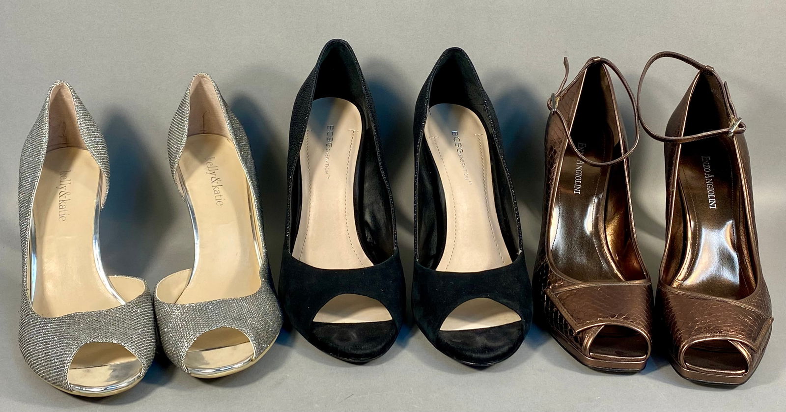 A Trio of Women's Peep-Toe High-Heel Shoes by Enzo Angiolini, BCBGeneration, and Kelly & Katie (1 of 16)