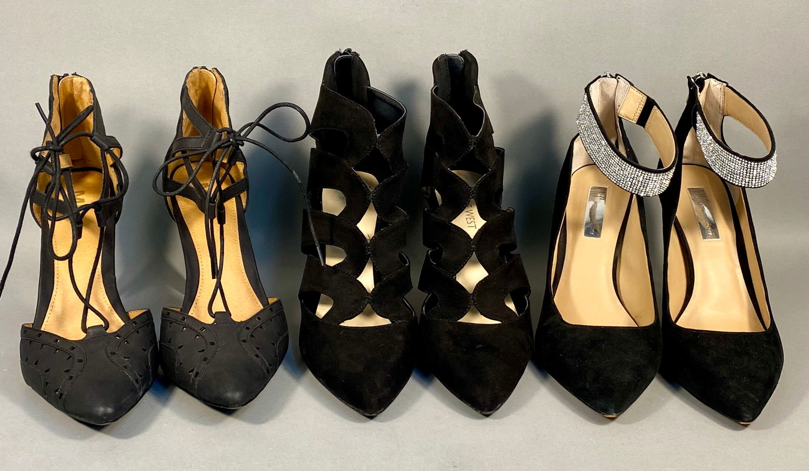 A Collection of Women's High-Heeled Dress Shoes by MIA, Nine West, and INC International Concepts (1 of 16)