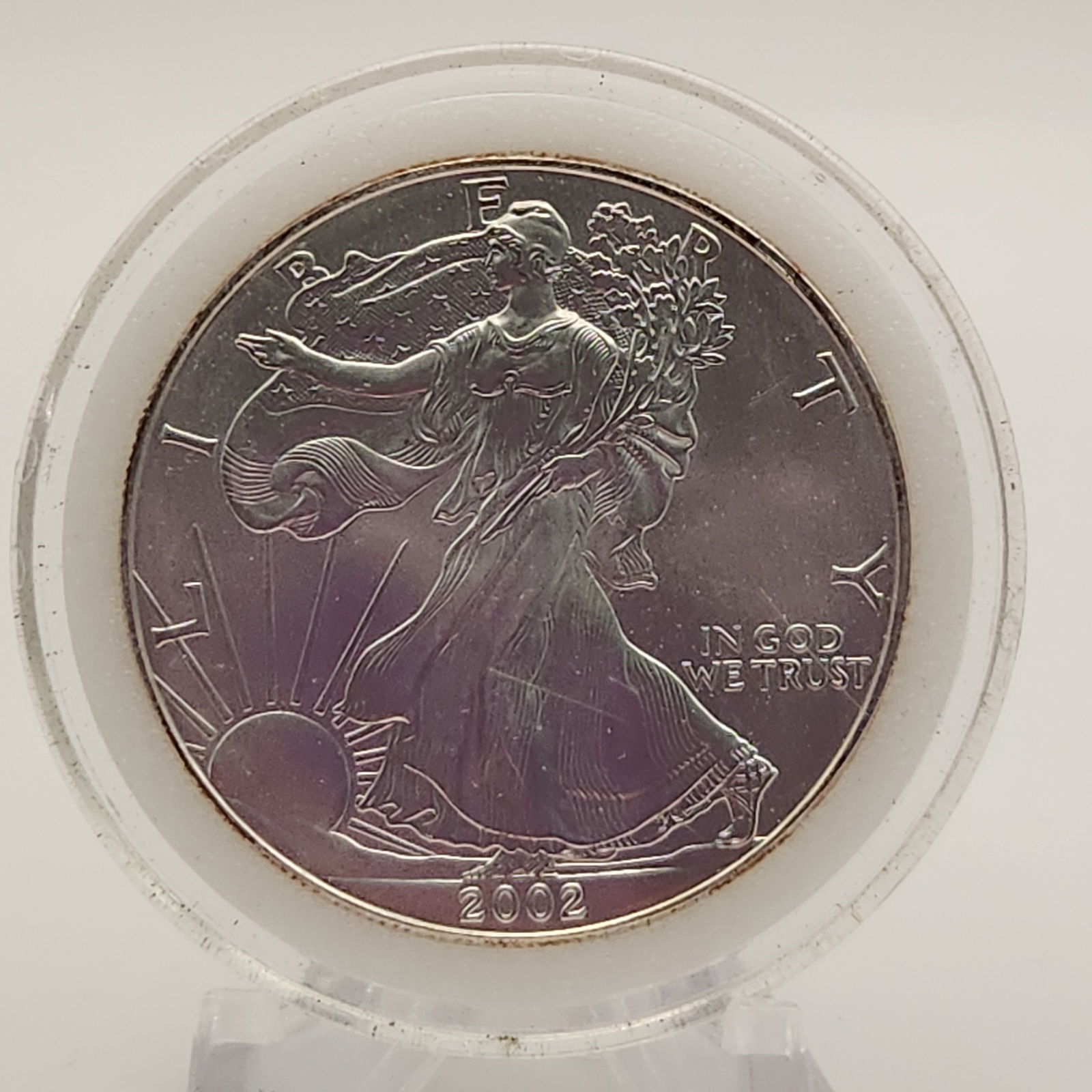 2002 American Silver Eagle One Ounce Fine Silver Bullion Coin (1 of 7)