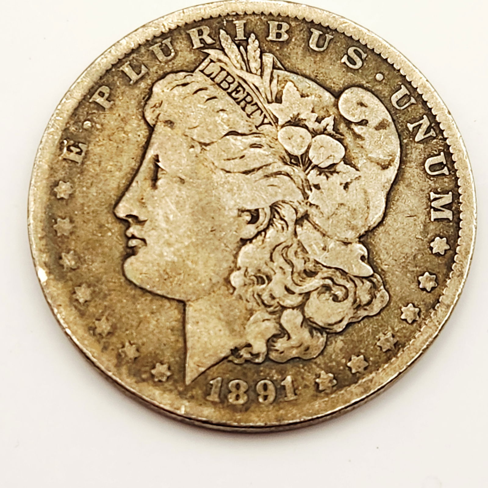 1891 United States Morgan Silver Dollar Coin (1 of 5)