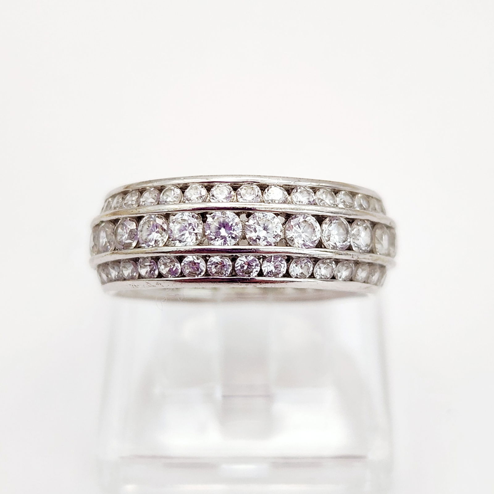 14k Gold CZ Eternity Ring (1 of 6)