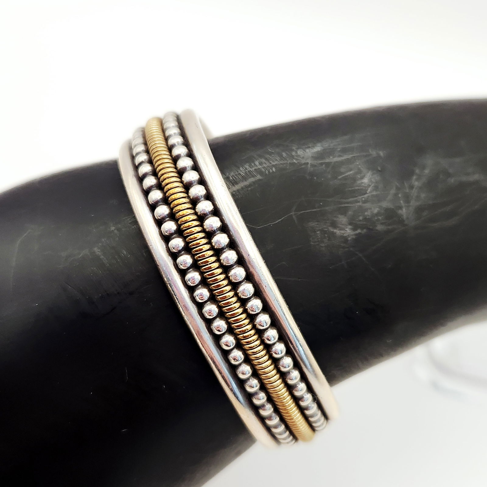 Daniel Mike Sterling & 12K GF Bracelet 38.9 Grams (1 of 5)