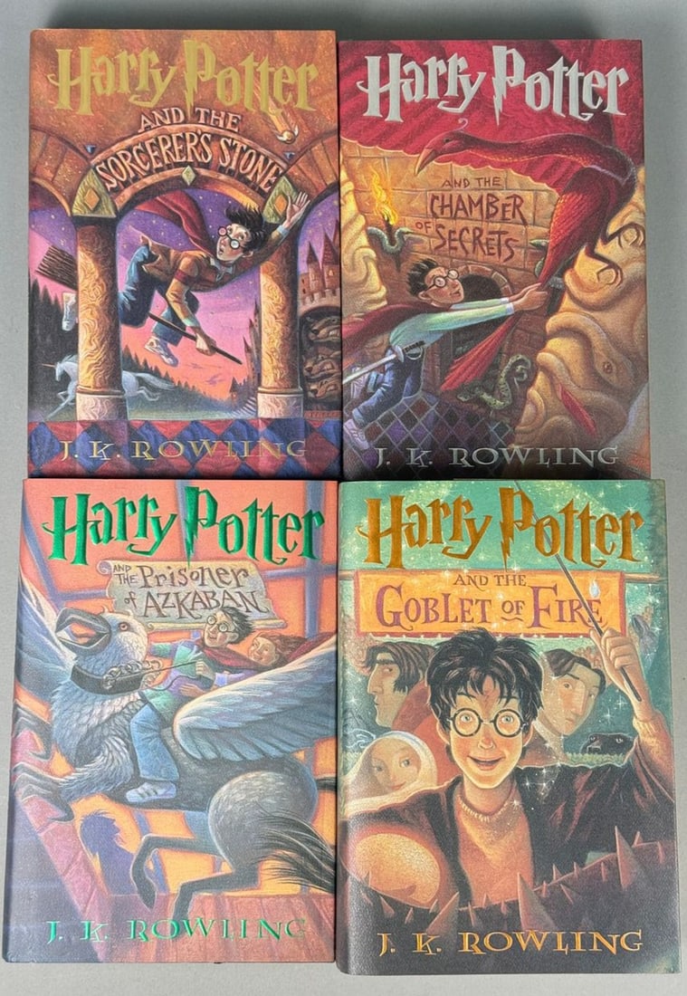 A Group of Harry Potter Hardcover Books by J.K. Rowling (1 of 5)