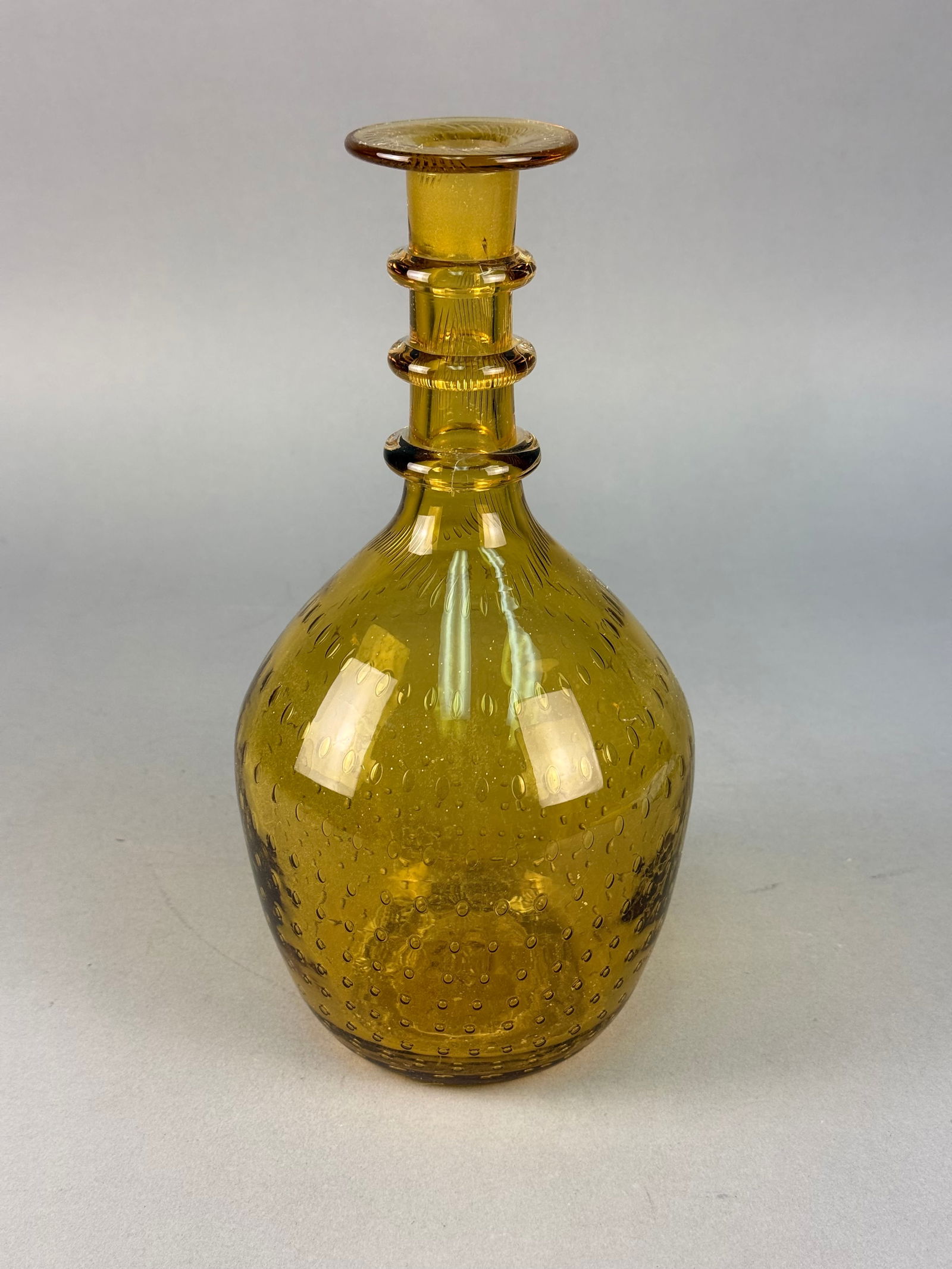 Amber Glass Genie Bottle Decanter (1 of 5)
