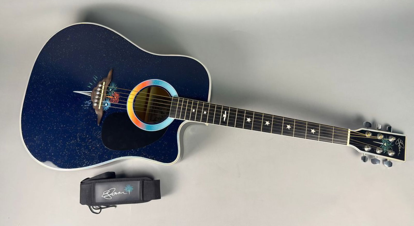 Esteban American Legacy Celebration Fireworks Limited Edition Acoustic-Electric Guitar (1 of 12)