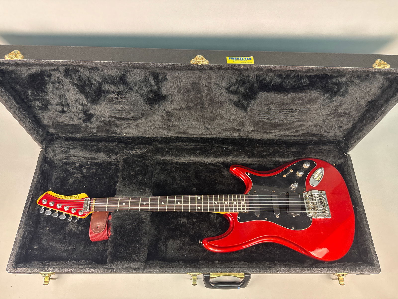 Ovation Ultra GS Electric Guitar in Metallic Red (1 of 9)