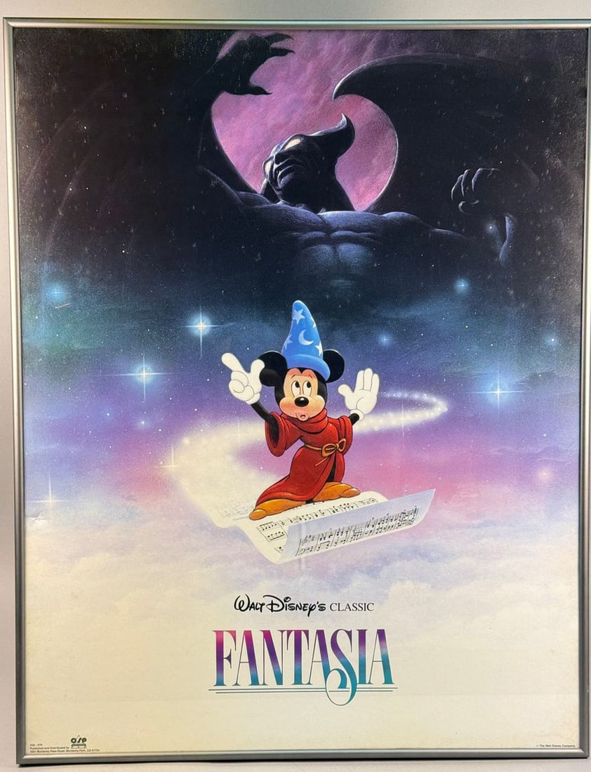 Disney's Fantasia 50th Anniversary Movie Poster (1 of 8)