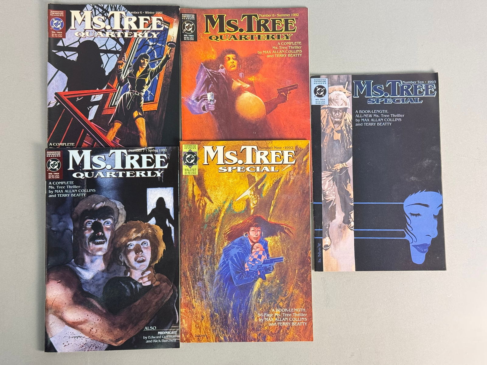 A Group of DC Comics Ms. Tree Quarterly and Special Comic Books (1 of 5)