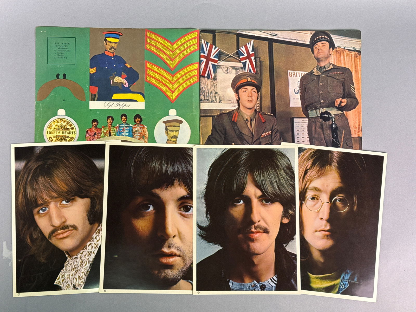 A Collection of Beatles Original 1960s Apple Records Album Inserts and Ephemera (1 of 7)