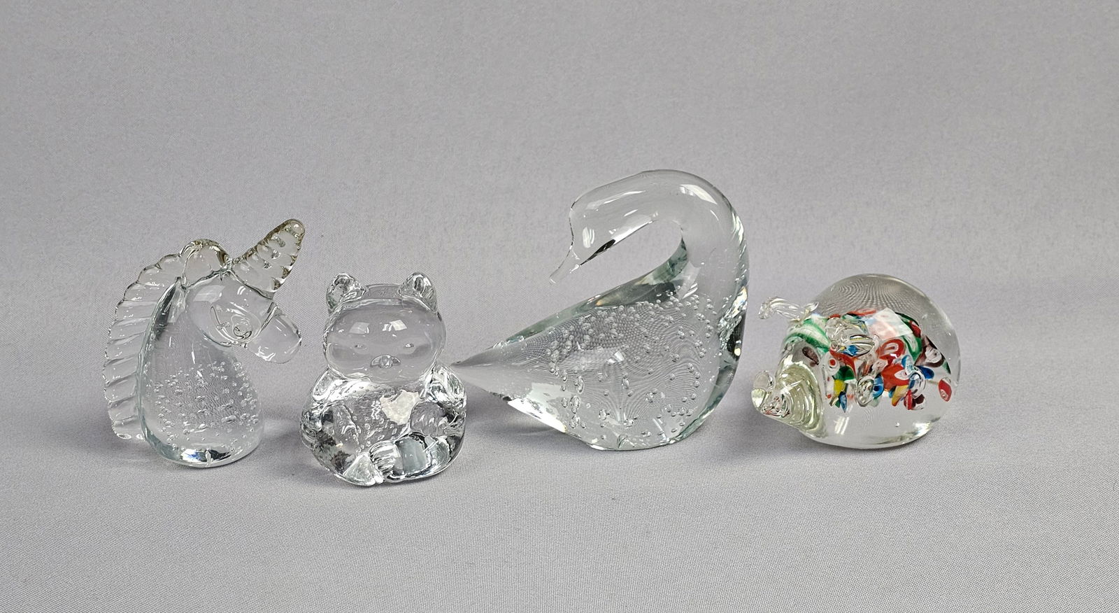 An Assortment of Art Glass Animal Figurines (1 of 14)