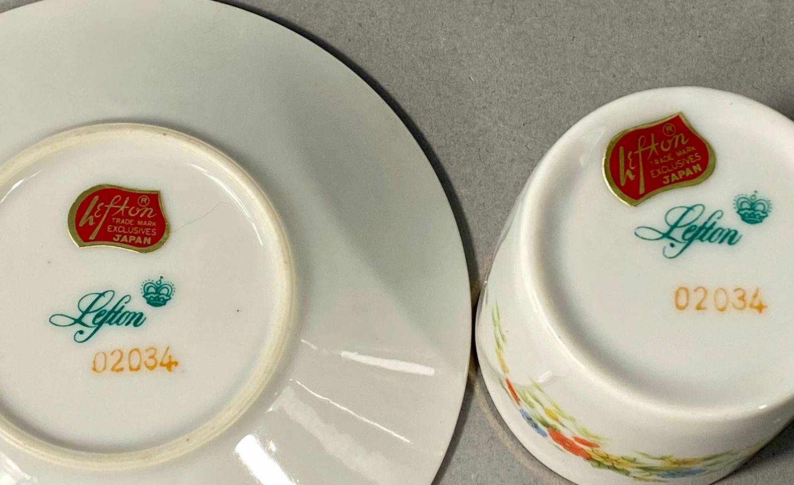 Lefton Ceramic Tableware Including a Deviled Egg Platter and Demitasse Set - 3