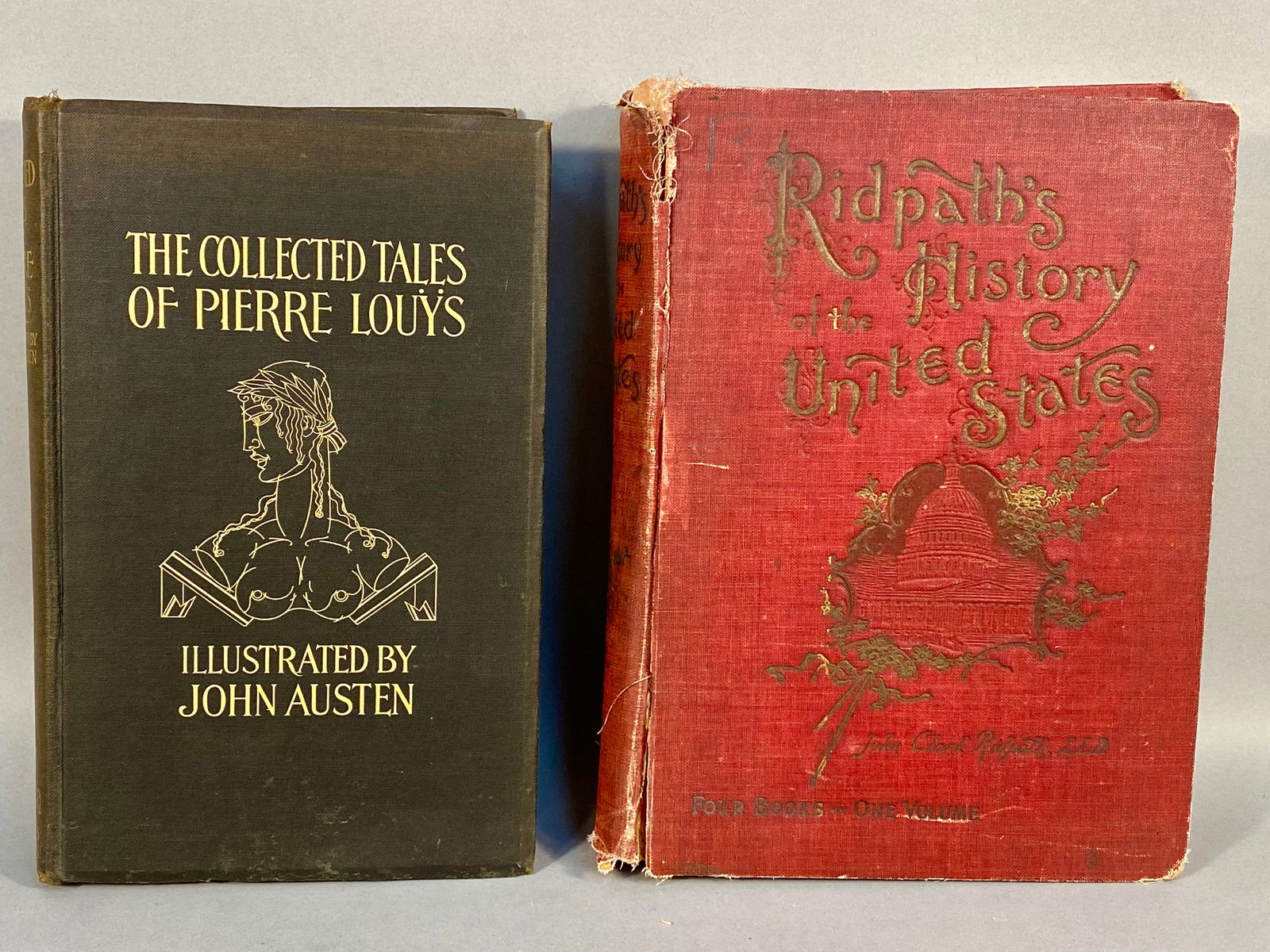 Two Early 20th-Century Hardcover Books Including Ridpath's History of the United States and The (1 of 20)