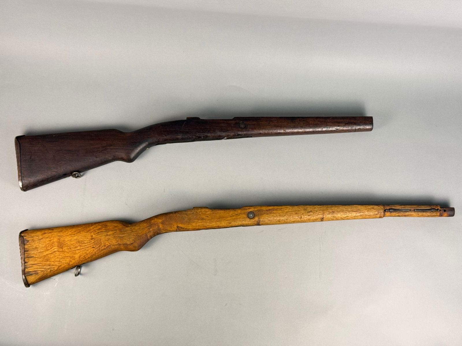 Two Wooden Rifle Stocks (1 of 9)