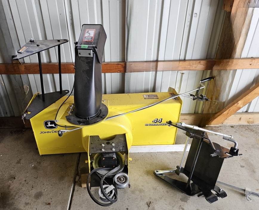 John Deere 44-inch Snow Blower Attachment (1 of 14)