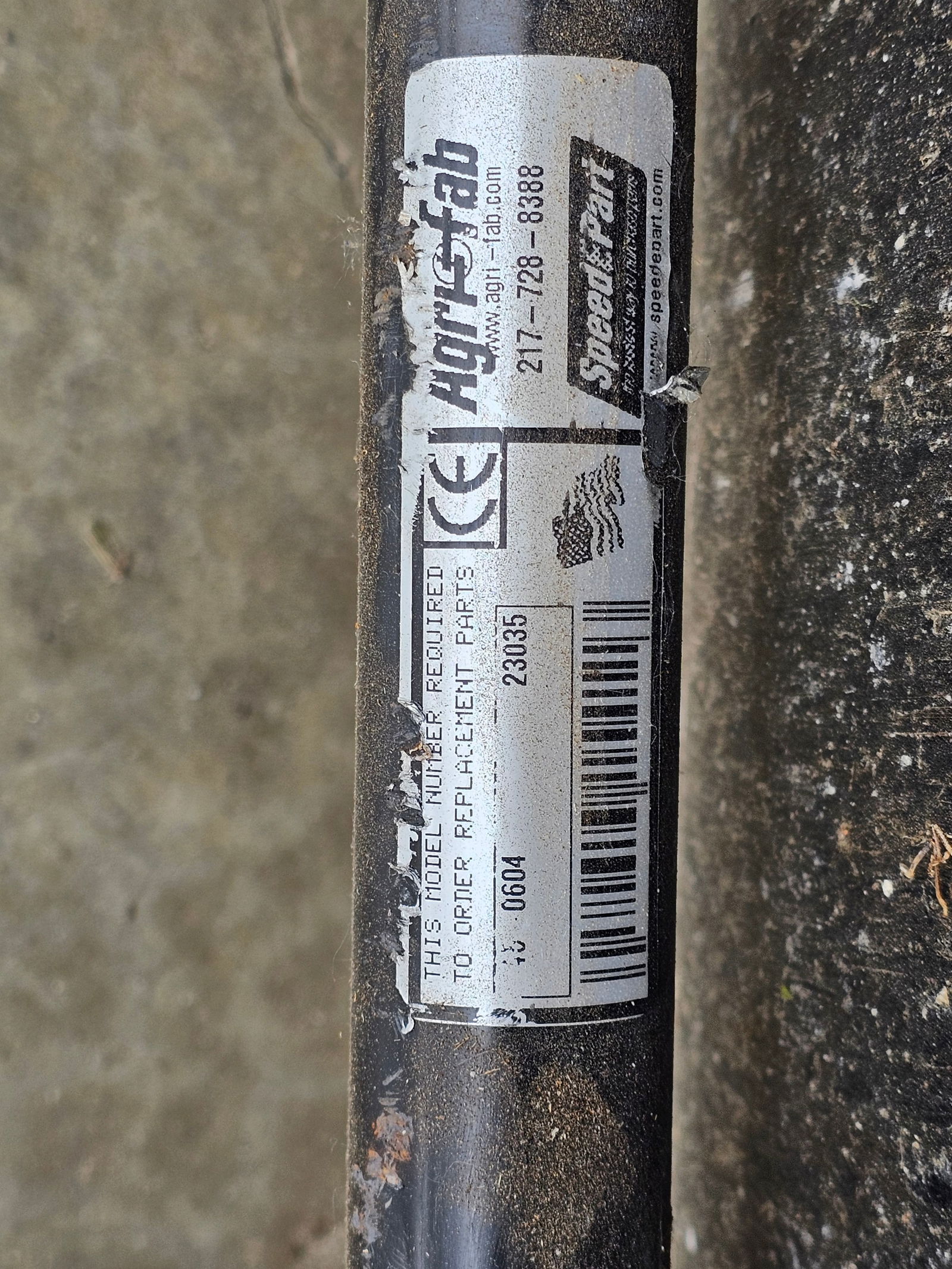 Agri-Fab Model 45-0604 Tow-Behind Poly Lawn Roller: Lot #10-20 are located and MUST be picked up in Eaton Rapids, MI on Tuesday, March 3rd, 2026. NO EXCEPTIONS An Agri-Fab model 45-0604 tow-behind lawn roller featuring a large cylindrical black