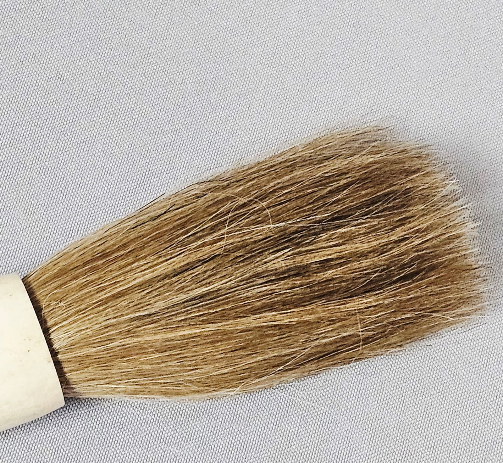 Carved Bone Calligraphy Brush with Lucky Pattern - 8