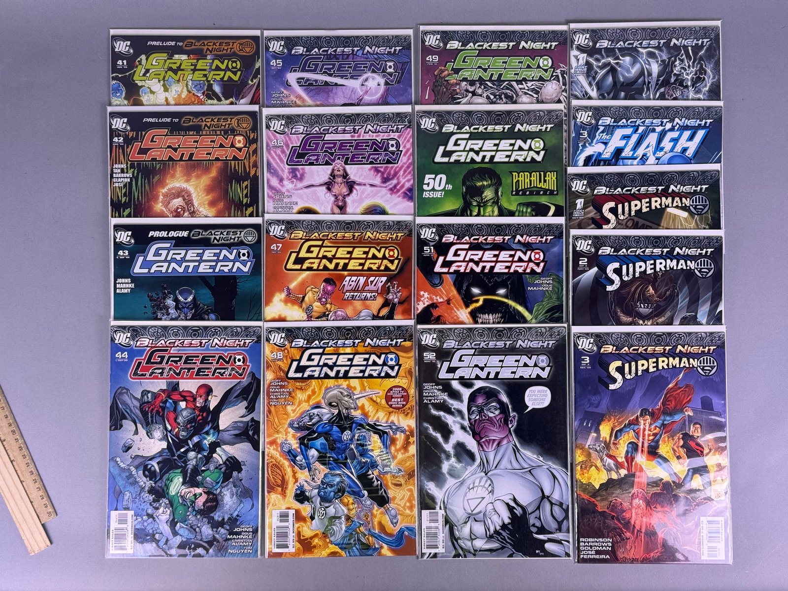 A Collection of DC Comics Green Lantern Blackest Night Issues (1 of 7)