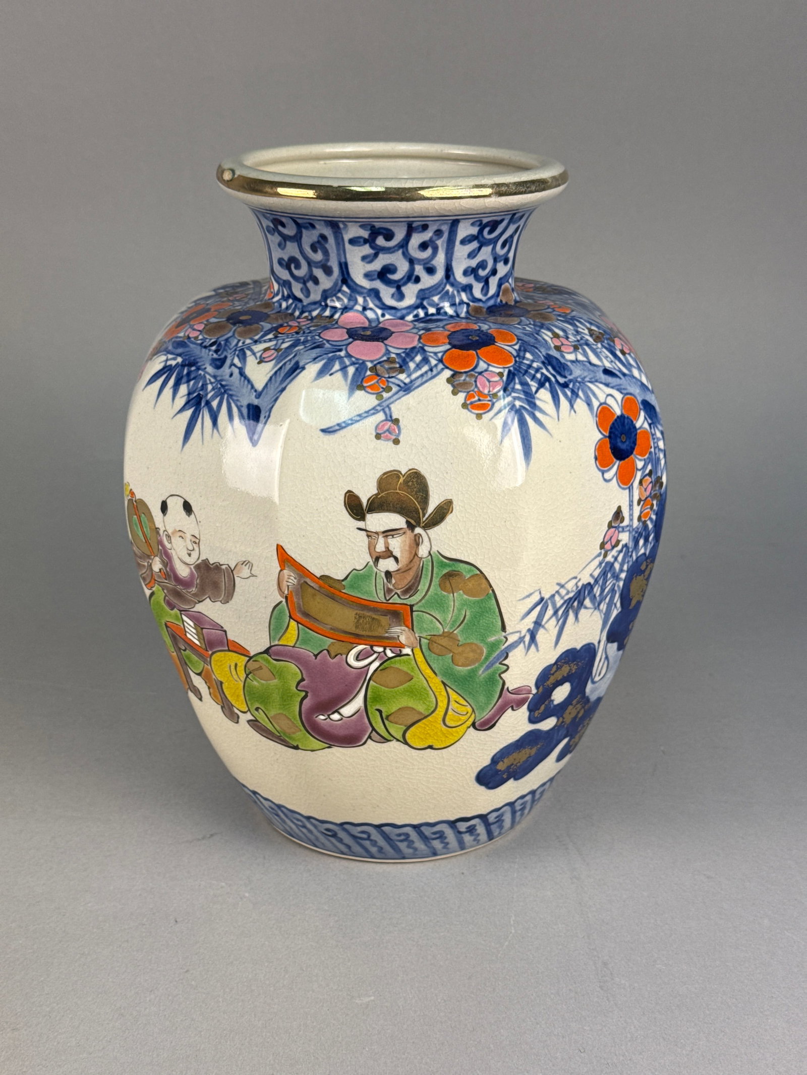 A Chinese Famille Verte Porcelain Vase (1 of 7)