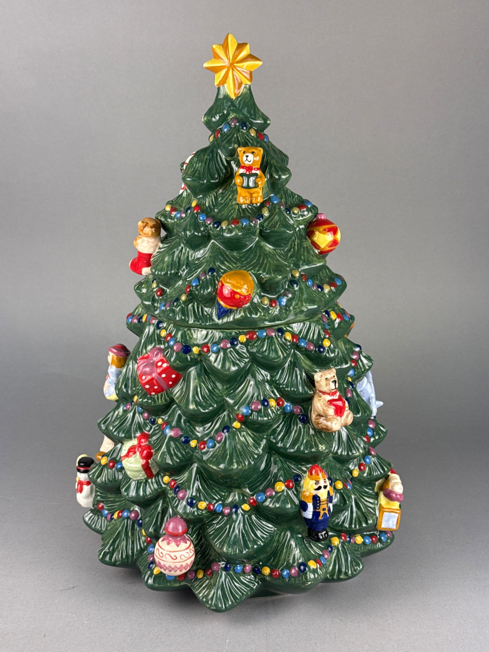 Christopher Radko Traditions Holiday Celebrations Christmas Tree Cookie Jar (1 of 6)
