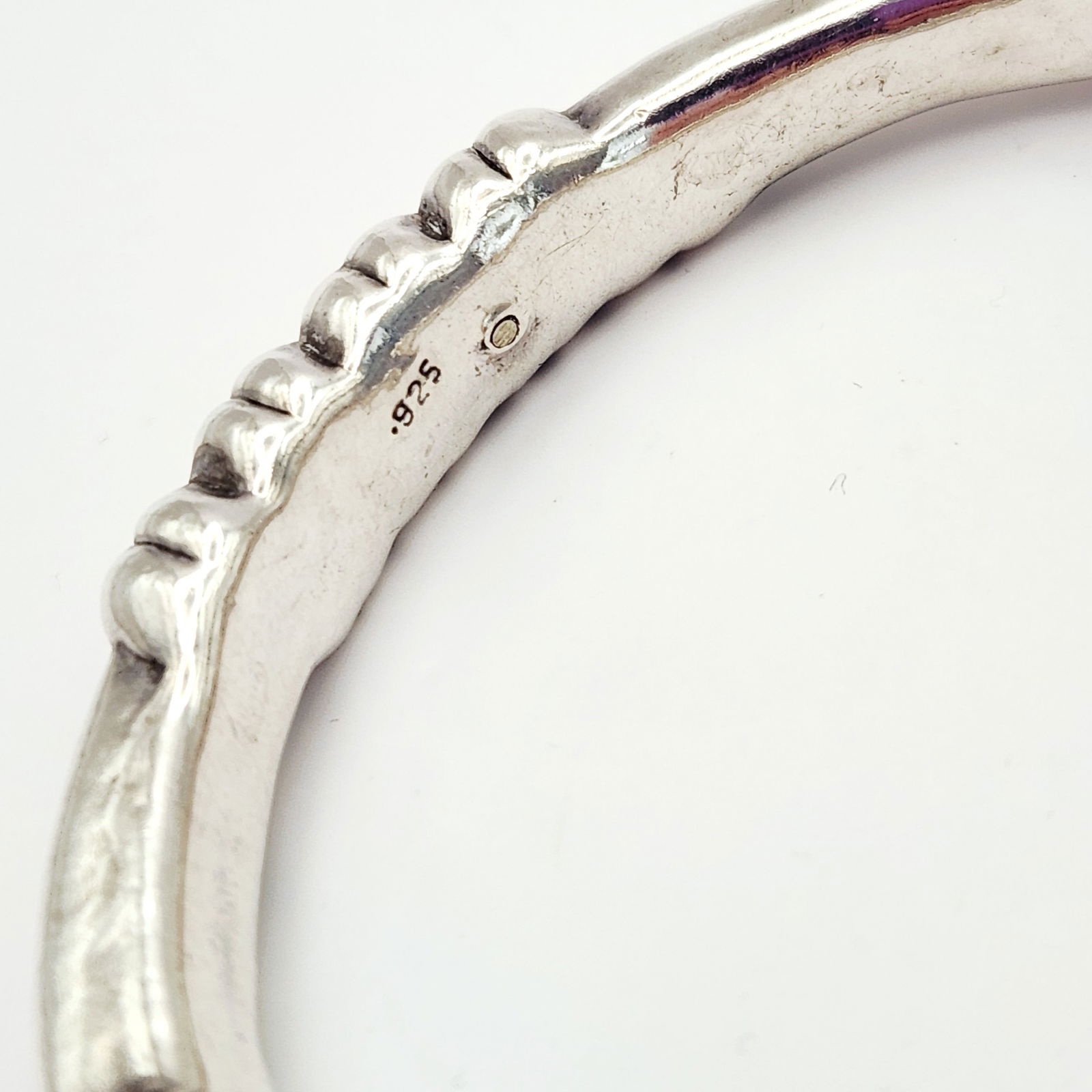 Sterling Bangle Bracelet 23.7 Grams - 3