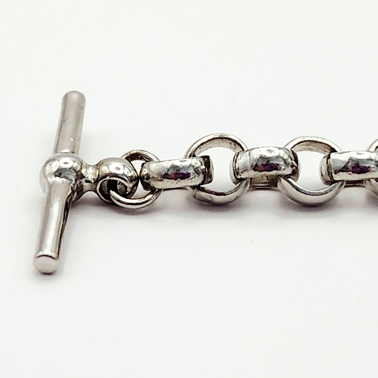 Two Sterling Bracelets 26.4 Grams - 5