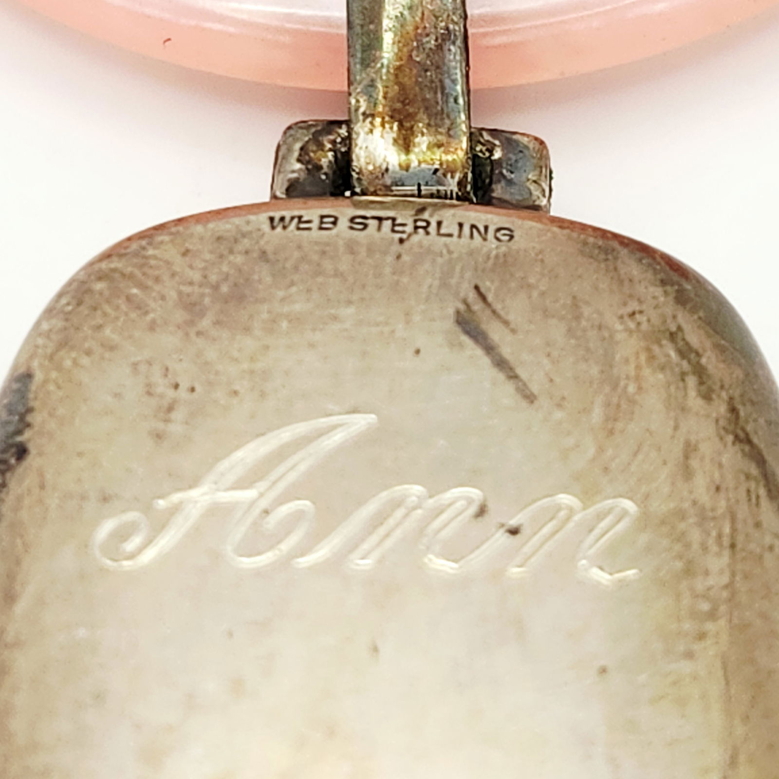 Web Sterling Birth Record Teething Ring 13 Grams - 4