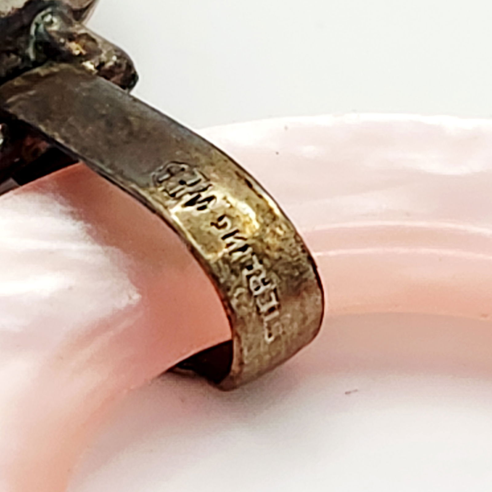 Web Sterling Birth Record Teething Ring 13 Grams - 5