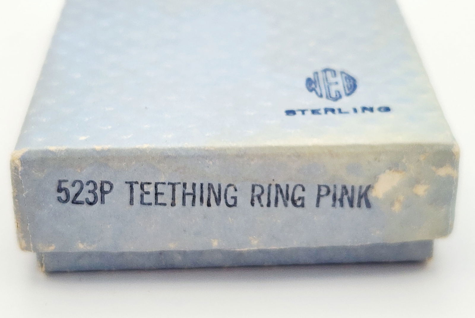 Web Sterling Birth Record Teething Ring 13 Grams - 6