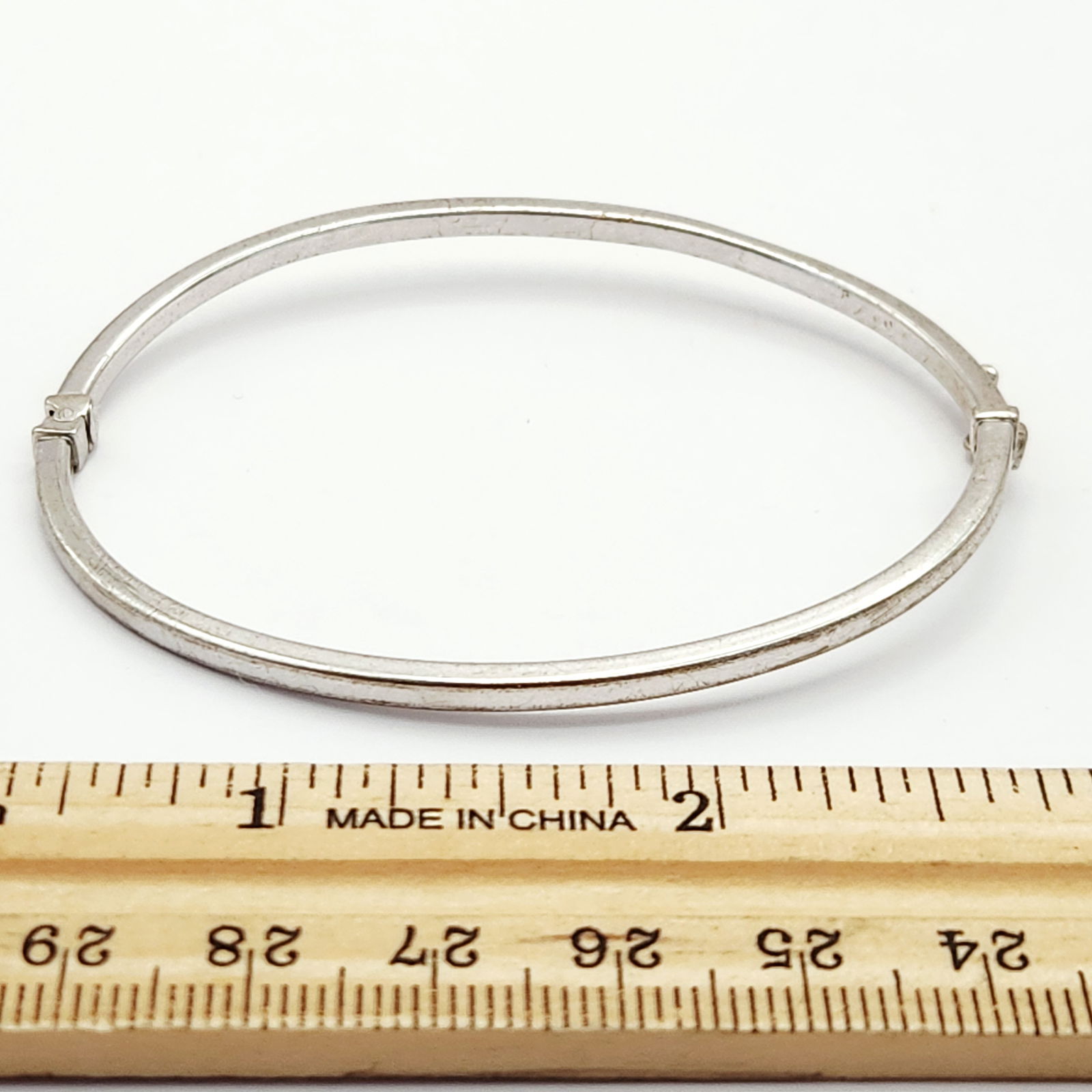 Sterling Silver Gemstone Bangles 25.4 Grams - 10