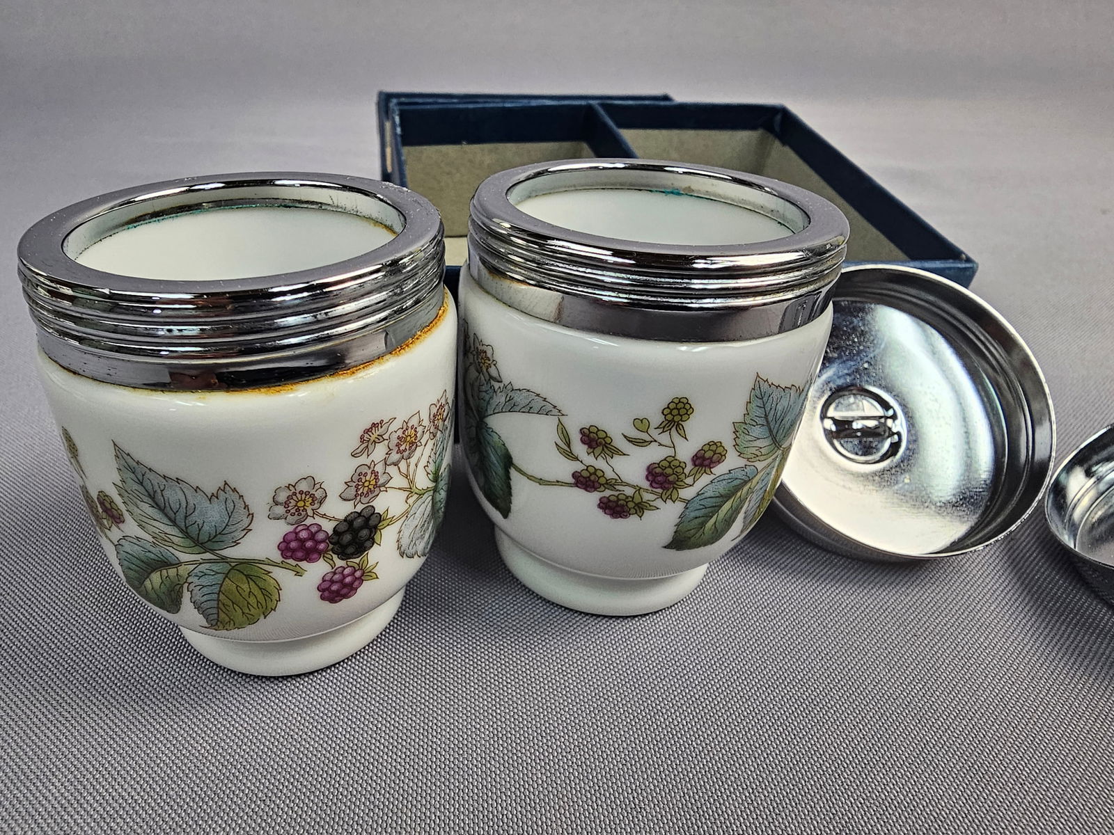 Royal Worcester Lavinia Pattern Bone China Dish Set - 17