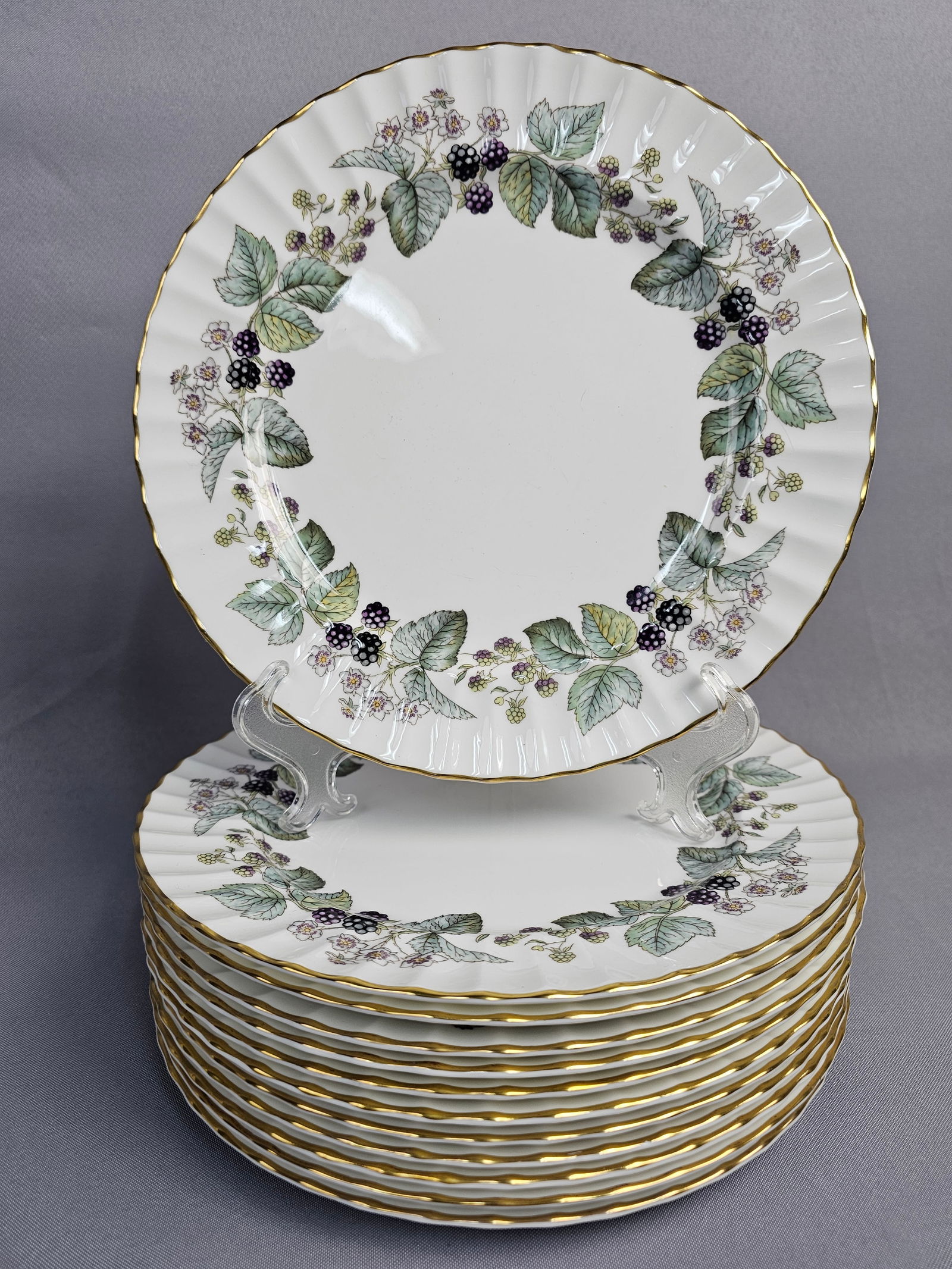 Royal Worcester Lavinia Pattern Bone China Dish Set - 2