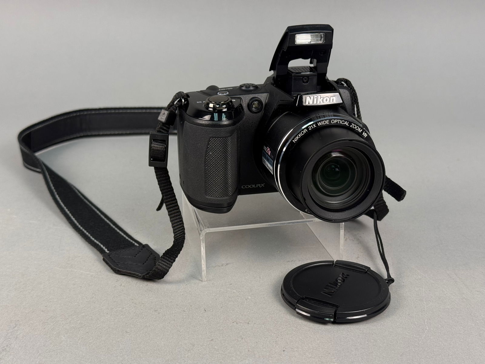 A Group of Nikon Coolpix L120 Digital Camera and Accessories (1 of 7)