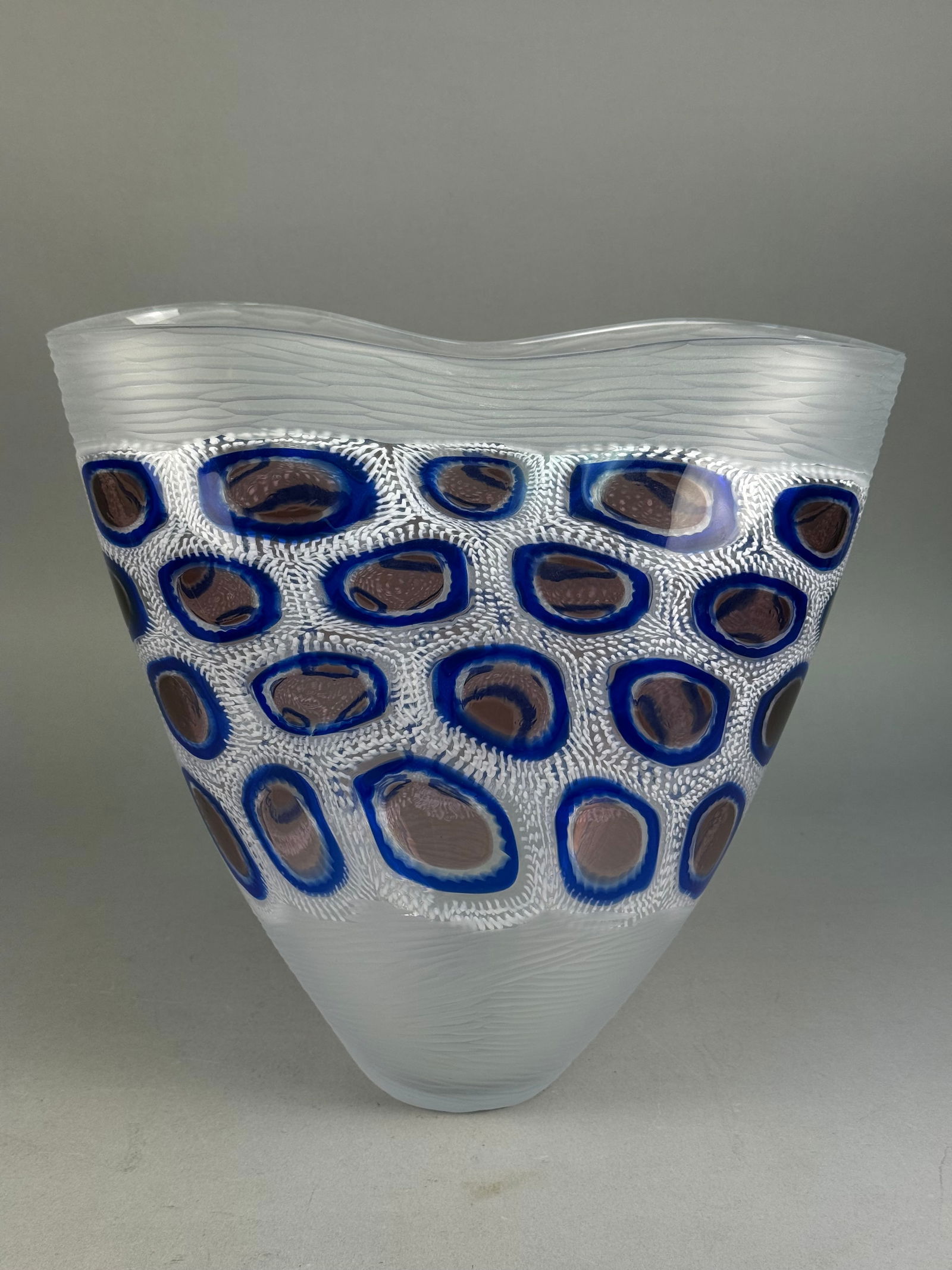 Large Murano Studio Art Glass Vase (1 of 8)