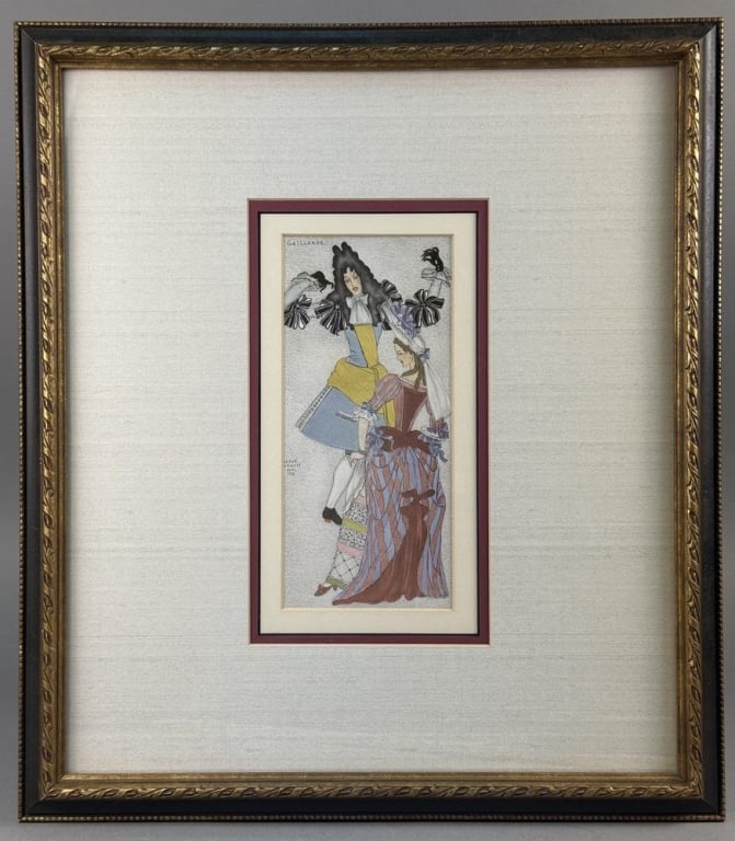 Serge Ivanoff (Russian-French, 1893-1983), Gaillarde, Art Deco Illustration, 1932 (1 of 5)