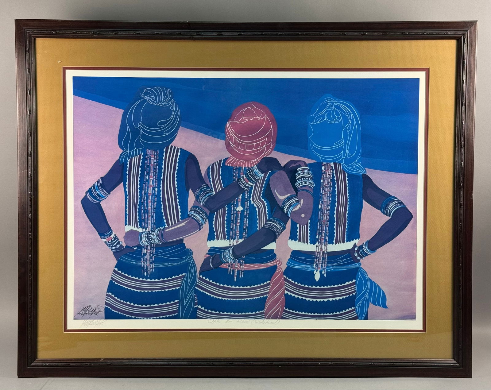 Willie Kwamena-Poh Framed Art Print After the Ritual Sisterhood (1 of 6)