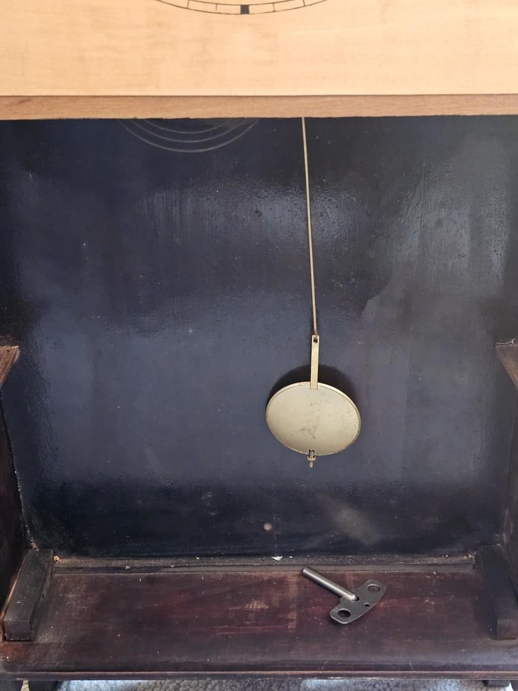 Sessions Clock Co. Oak Regulator Wall Clock - 5