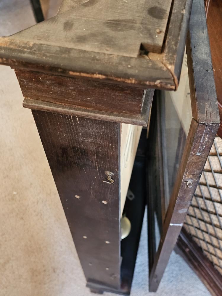 Sessions Clock Co. Oak Regulator Wall Clock - 8