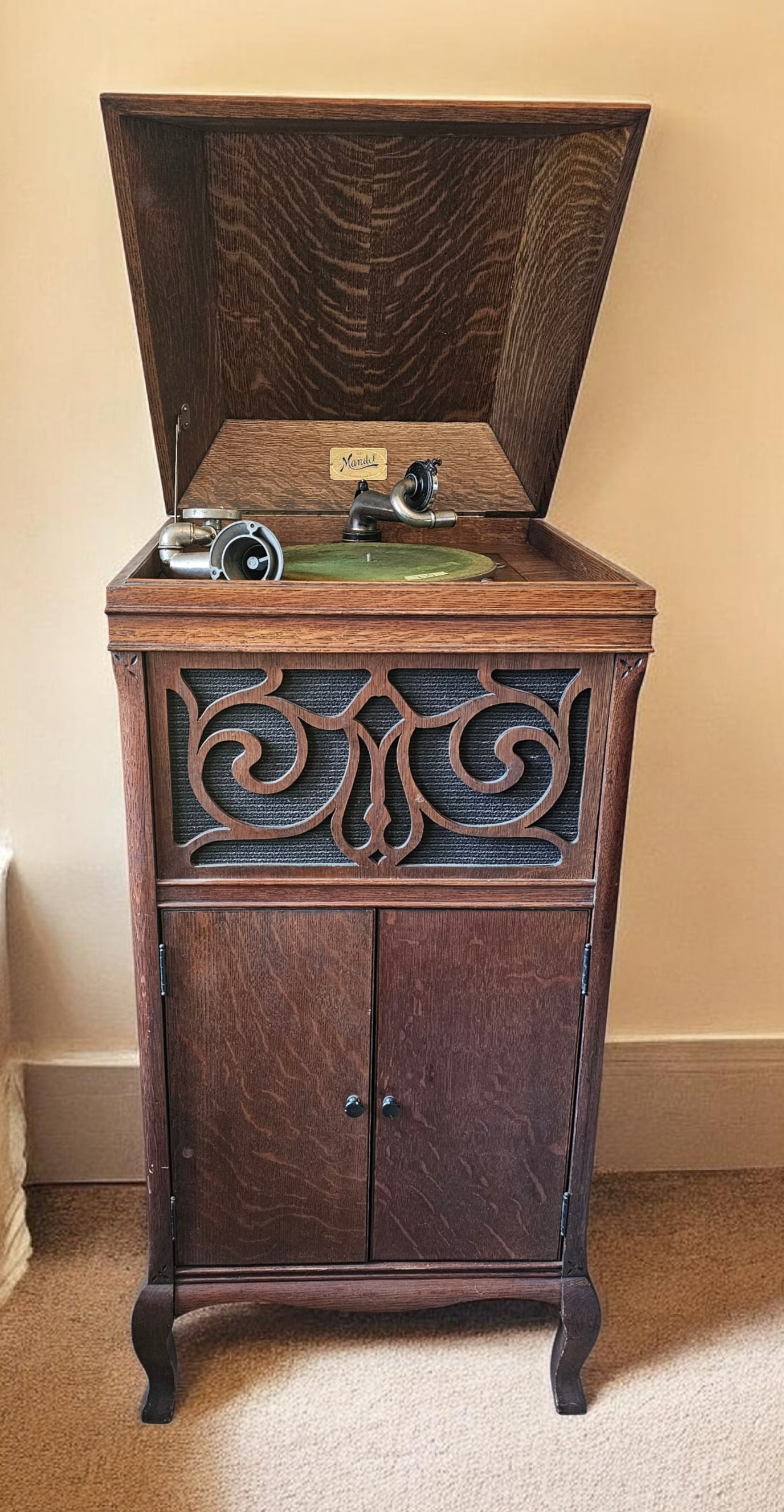 A Mandel Floor-Standing Phonograph - 12