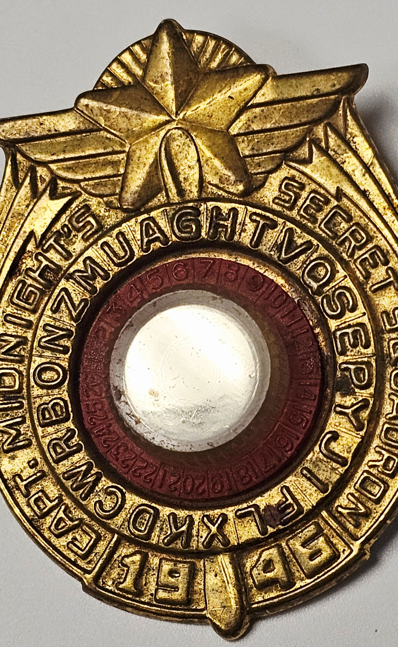 1946 Captain Midnight Secret Squadron Decoder Badge - 2