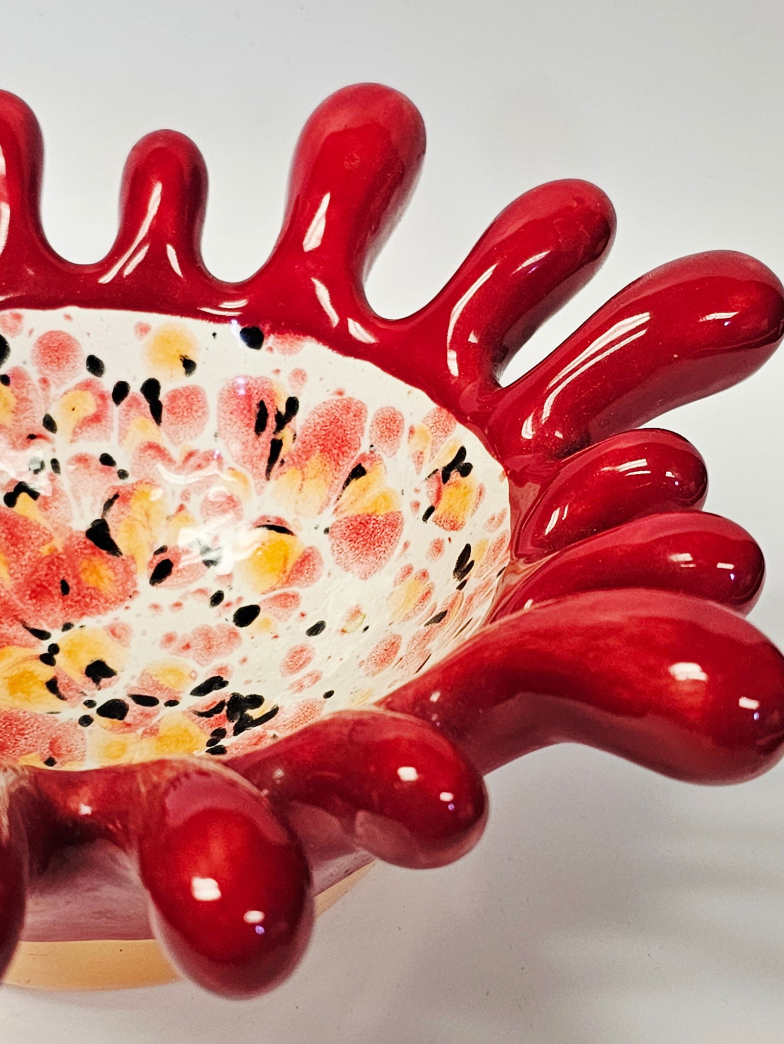 Contemporary Ceramic Splash Bowl - 4