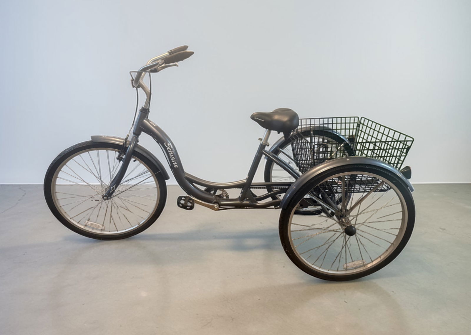 Schwinn Meridian Adult Tricycle Metallic Gray Finish, 21st Century (1 of 8)