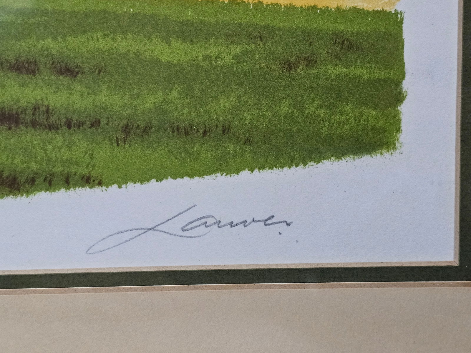 Lander Estate Signed and Numbered Colored Lithograph - 4