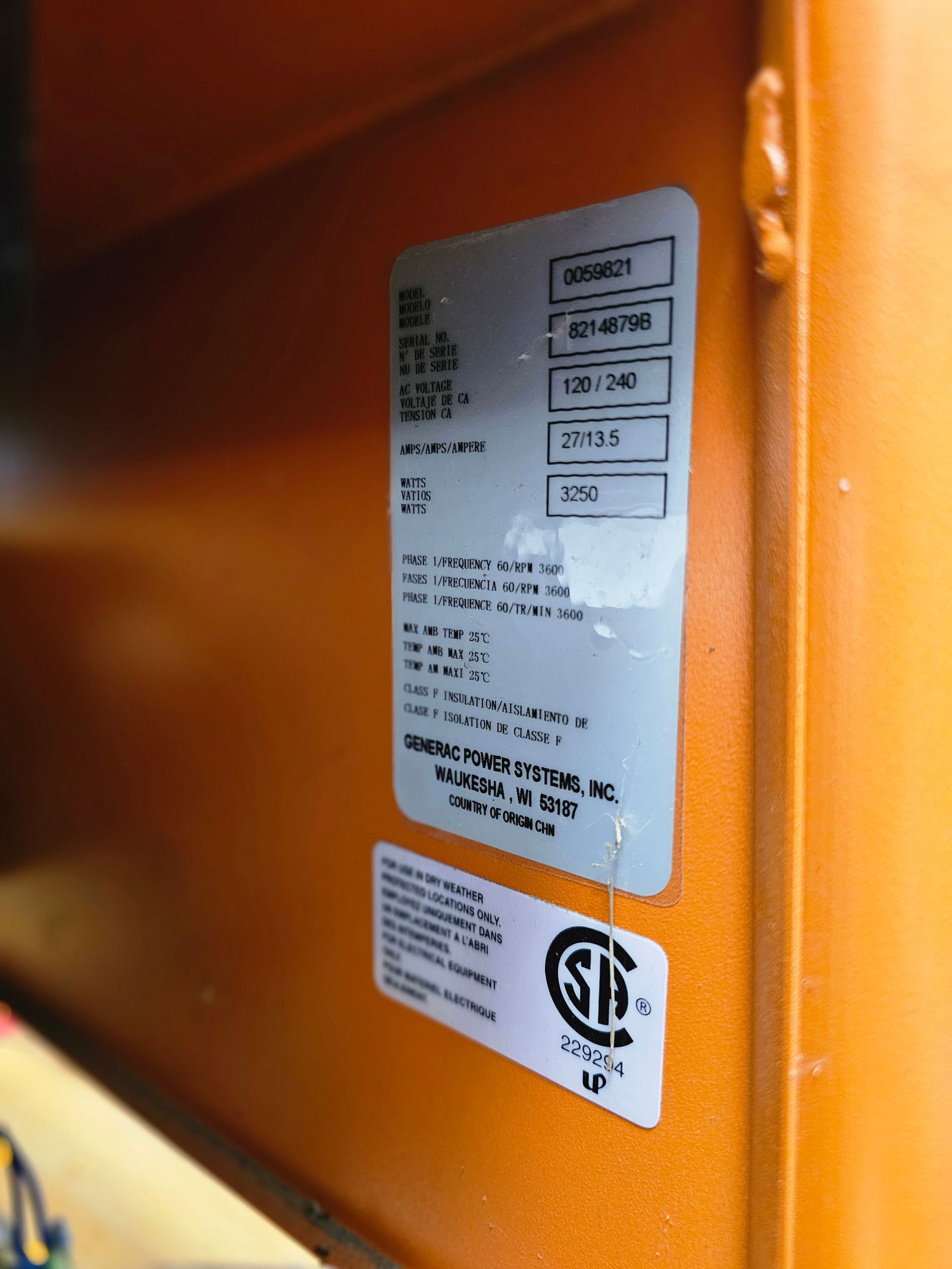 Generac GP3250 Gasoline Portable Generator - 2