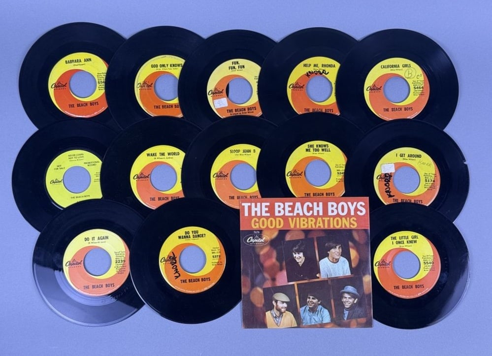 A Collection of The Beach Boys Capitol Records 45 RPM Singles (1 of 10)
