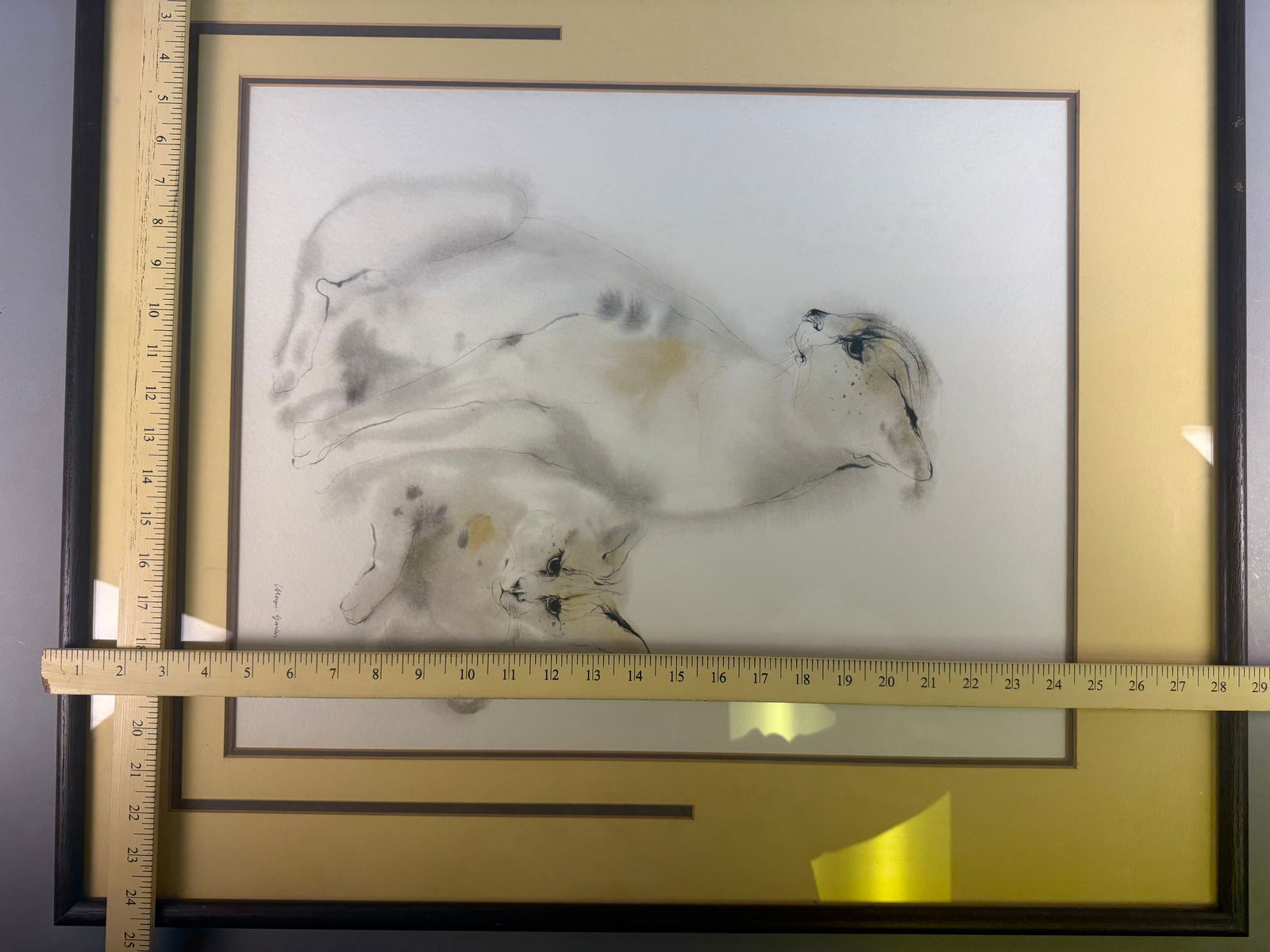 Meyer Garlen Signed Siamese Cats Artwork - 4